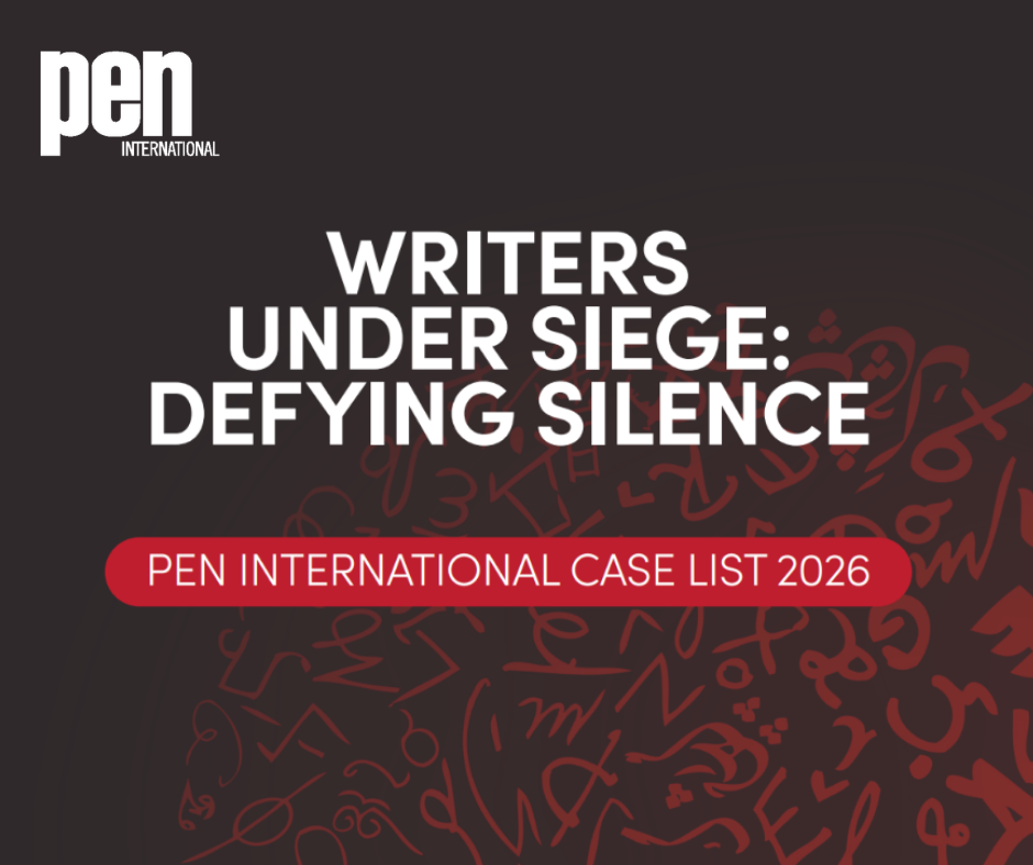الكتّاب تحت الحصار: تحدّي الصمت – منظمة PEN International تصدر تقرير قضايا عام 2026